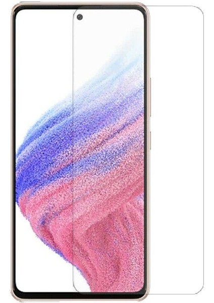 Samsung Galaxy A53 Kılıf Silikon Niss Deri Görünümlü Kamera Korumalı + Cam