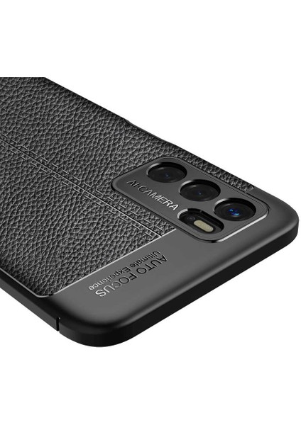 Oppo A16 Kılıf Niss Silikon Deri Desen Kamera Korumalı