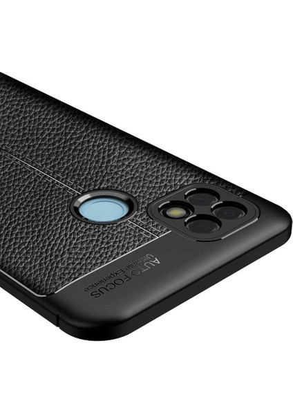 Realme C25 Kılıf Niss Silikon Deri Desen Kamera Korumalı + Ekran Koruyucu