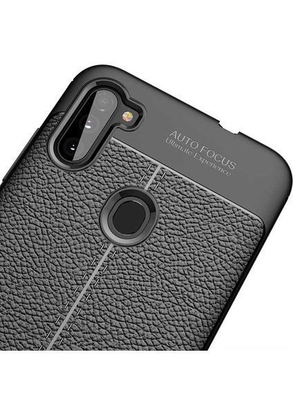Samsung Galaxy M11 Kılıf Niss Silikon Deri Desen