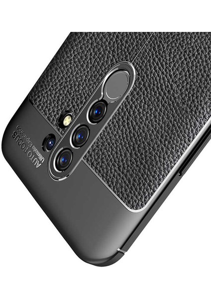 Xiaomi Redmi 9 Kılıf Niss Silikon Deri Desen Kamera Korumalı
