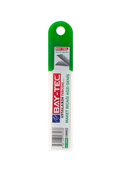 Baytec Maket Bıçağı Yedeği Büyük 0.5MMX18MM 100 Lü 