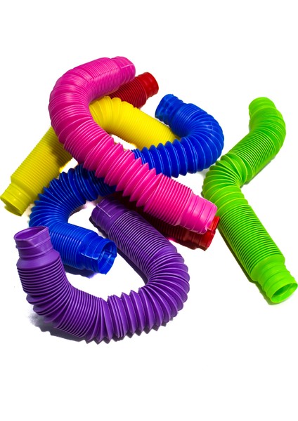 Esnek Boru Pop Tubes Sevimli Borular 6'lı Set