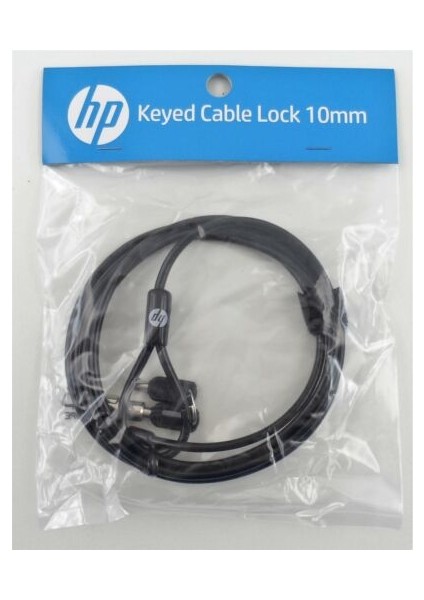 Keyed Cable Lock 10MM T1A62AA 183CM Anahtarlı Kablo Kilidi 120GR