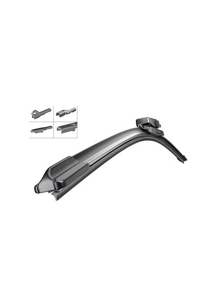 Silecek Süpürgesi Muz Tipi 9 Aparatlı 550 mm - 018038