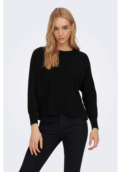 Kadın Rahat Kesim Örme Kazak 65515268804 Siyah fiyatları