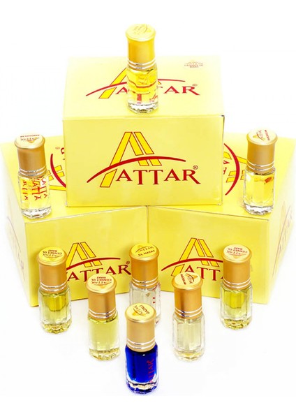 Attar Alkolsüz Esans - 1 Kutu 12 Adet - 3 cc - Fevakih fiyatları