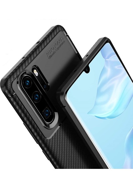 Huawei P30 Pro Karbon Görünüm Negro Silikon Kılıf fiyatları