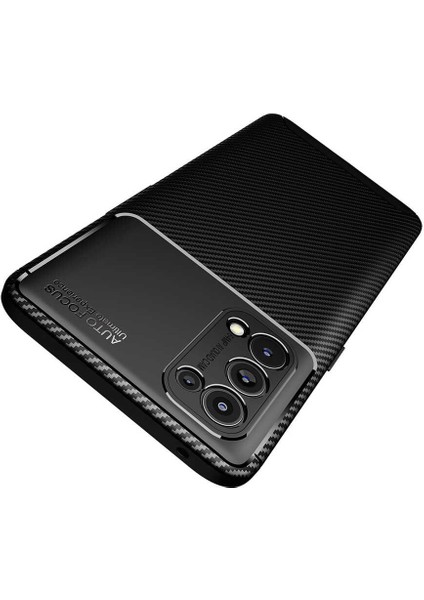 Apsuwa Oppo Reno 5 (CPH2159) Karbon Görünüm Negro Silikon Kılıf