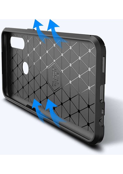 Apsuwa Oppo A31 Karbon Görünüm Negro Silikon Kılıf