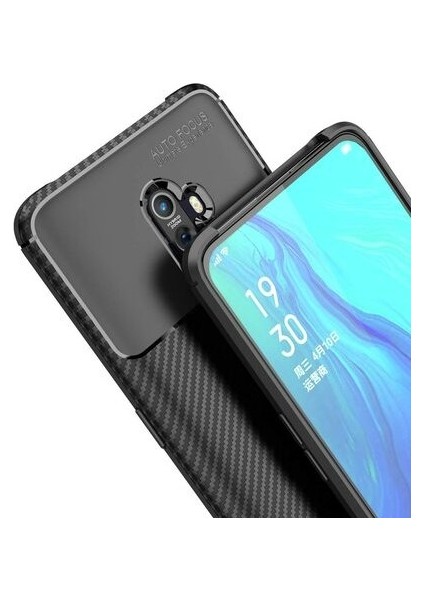 Apsuwa Oppo Reno2 (CPH1907) Karbon Görünüm Negro Silikon Kılıf indirimleri