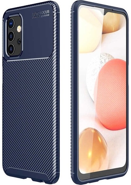 Apsuwa Samsung Galaxy A32 5g Karbon Görünüm Negro Silikon Kılıf + Ekran Koruyucu Nano