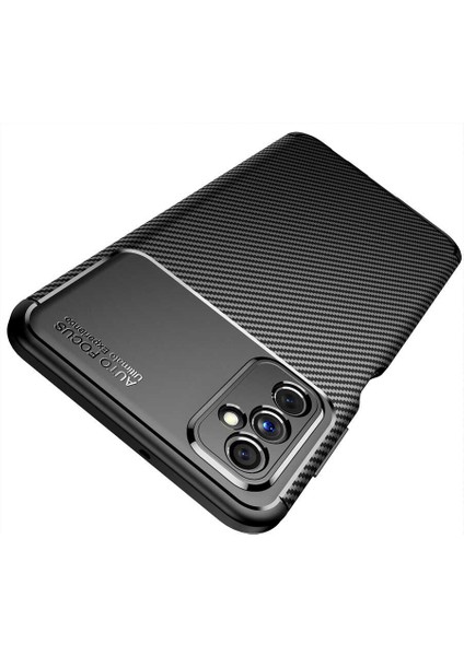 Apsuwa Samsung Galaxy M52 Karbon Görünüm Negro Silikon Kılıf