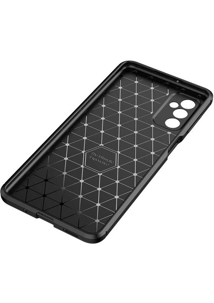 Apsuwa Samsung Galaxy M52 Karbon Görünüm Negro Silikon Kılıf