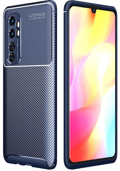 Xiaomi Mi Note 10 Lite Kılıf Negro Silikon Karbon Desen