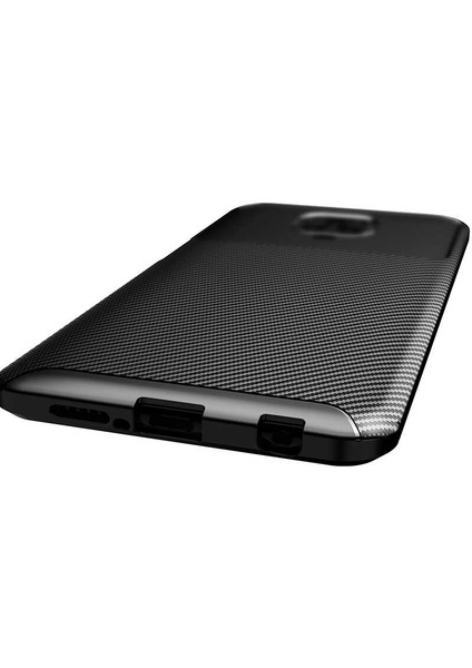 Xiaomi Redmi Note 9s Kılıf Negro Silikon Karbon Desen