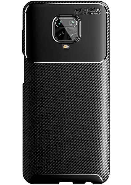 Xiaomi Redmi Note 9 Pro Kılıf Negro Silikon Karbon Desen