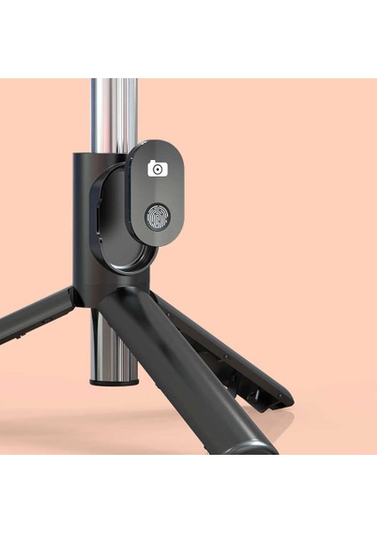 Profesyonel Selfie Çubuğu Tripod Bluetooth Kumandalı 360 Derece Dönebilir Başlık Çok Fonksiyonlu