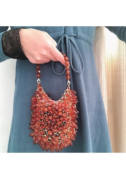 Kristal Örgülü Bayan Çanta(Yurt Dışından) fiyatları