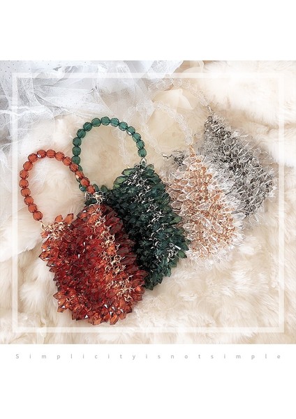 Kristal Örgülü Bayan Çanta(Yurt Dışından) fiyatları