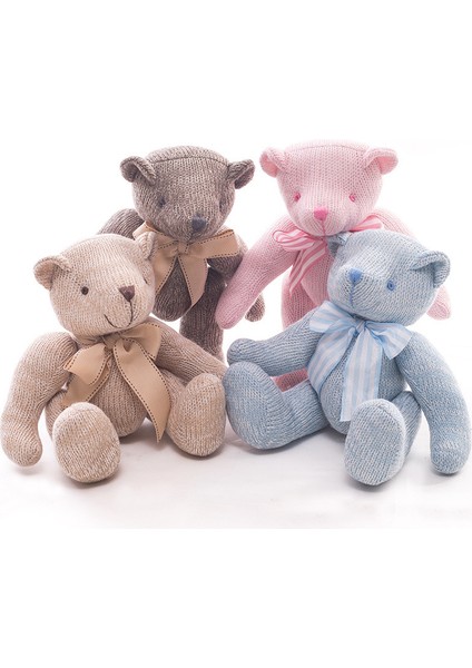 Örme Yün Ayı Peluş Oyuncak Bebek (Yurt Dışından)