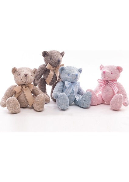 Örme Yün Ayı Peluş Oyuncak Bebek (Yurt Dışından)
