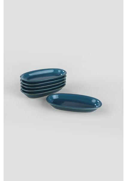 Safir Hitit Kayık Tabak 16 Cm 6 Adet