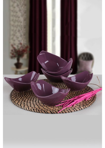 Mor Sera Çerezlik / Sosluk 16 Cm 6 Adet