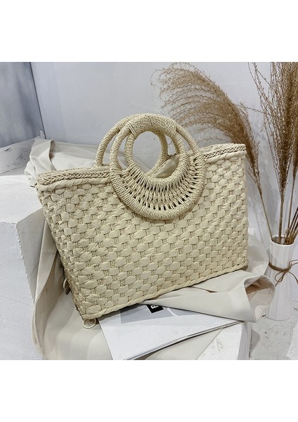 Moda Hasır Bayanlar Plaj Çanta(Yurt Dışından)