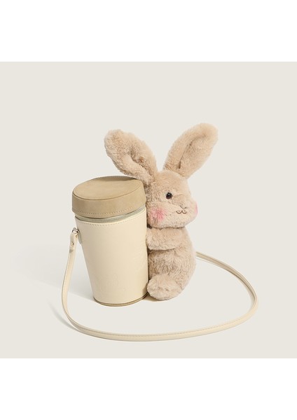 Faux Fur Bunny Bucket Omuz Çantası(Yurt Dışından)