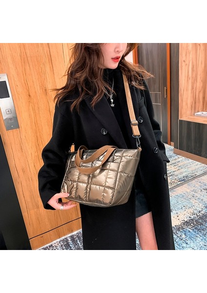 Sıcak Tote Naylon Kapitone Kadın Omuz Çanta(Yurt Dışından) modelleri