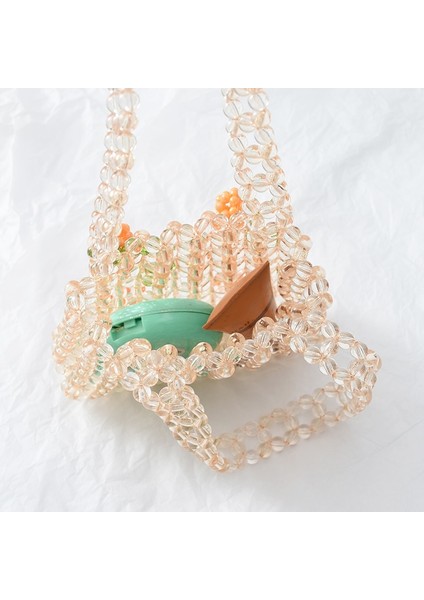 Berrak Kristal Kız Diy Boncuklu Dokuma Çanta(Yurt Dışından) indirimleri