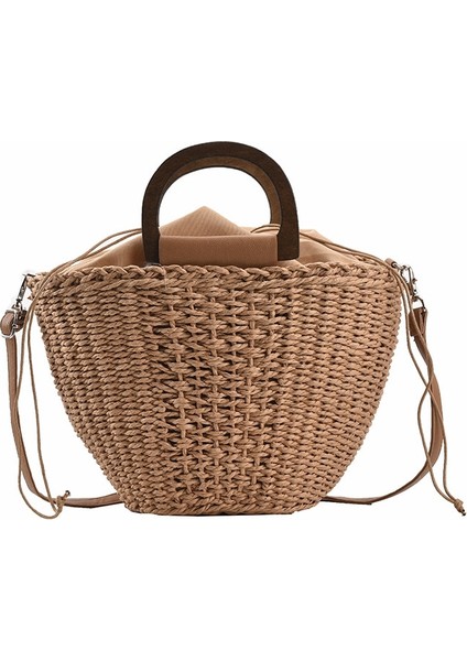 Hasır Büyük Kapasiteli Plaj Çantası(Yurt Dışından)