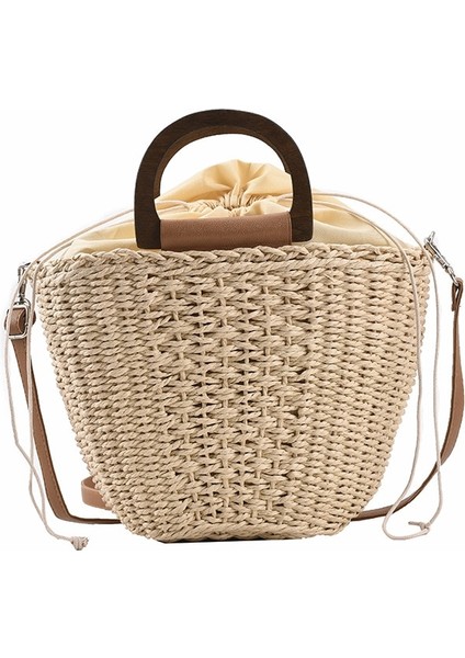 Hasır Büyük Kapasiteli Plaj Çantası(Yurt Dışından)