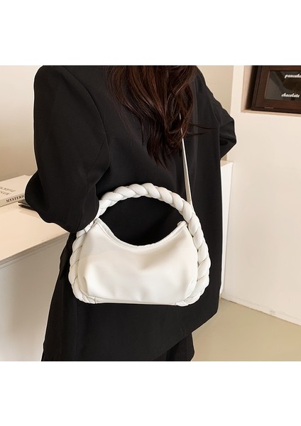 Şeker Rengi Pileli Çanta Omuz Çantası(Yurt Dışından) modelleri