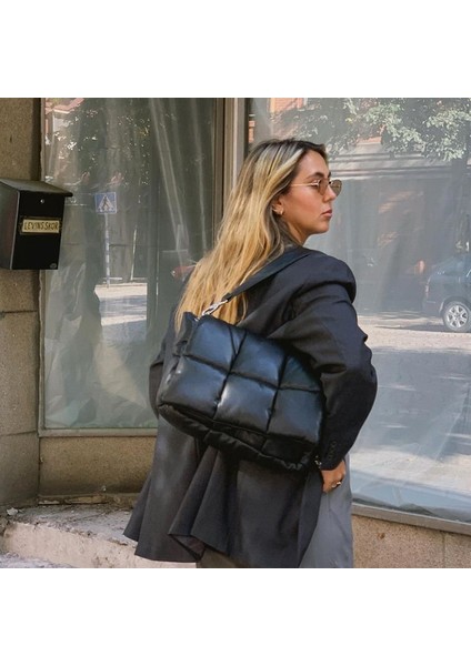 Moda Yastıklı Kadın Omuz Çantaları Uzay Pamuklu Çantalar(Yurt Dışından) fiyatları