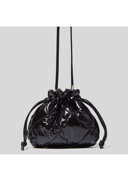 Kapitone Ipli Cüzdan Askılı Çanta(Yurt Dışından)