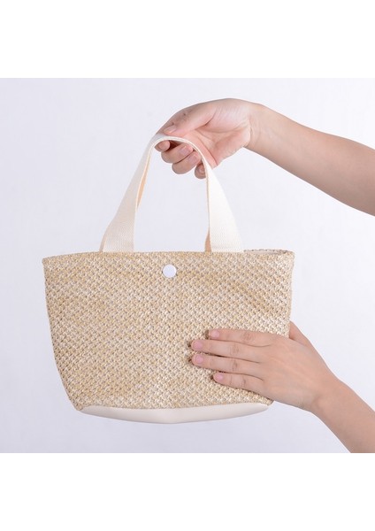 Hasır Büyük Bez Çanta(Yurt Dışından)