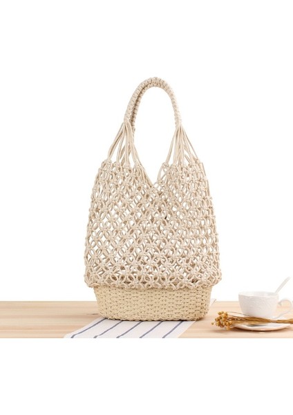 Pamuk Ipli Kova Omuz Çantası(Yurt Dışından)