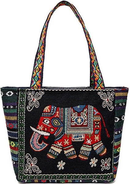 Çok Yönlü Dayanıklı Kanvas Çanta Nakış Iş Çantası(Yurt Dışından)