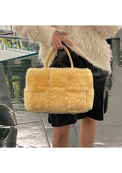 Kadın Tote Peluş Tek Omuz Çapraz(Yurt Dışından) fiyatları
