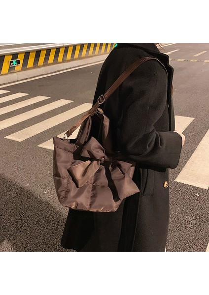 Fashion Bow Oxford Omuz Çantası(Yurt Dışından)