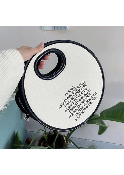 Yuvarlak Çanta Vintage Omuz Çantası(Yurt Dışından)