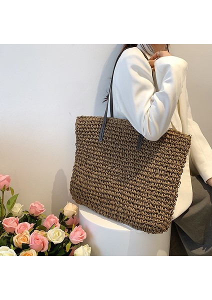 Büyük Kapasiteli Hasır Omuz Çantası(Yurt Dışından) fiyatları