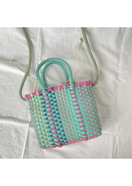 Dikişli Hasır Çanta (Yurt Dışından)