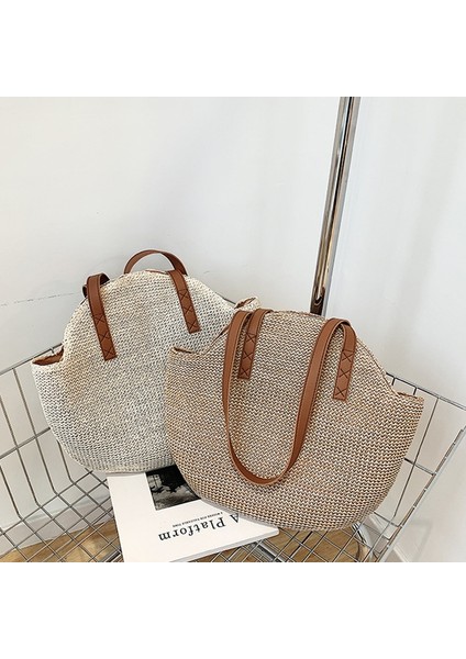 Kadın Büyük Kapasiteli Plaj Çantası Dokuma(Yurt Dışından) fiyatları