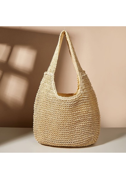 Dokuma El Yapımı Büyük Kapasiteli Bayan Çanta(Yurt Dışından)