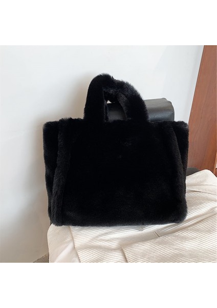 Kadın Tote Peluş Tek Omuz Çapraz(Yurt Dışından)