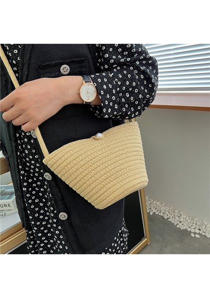 El Örgü Kadın Omuz Çantası Moda Tığ Plaj Çantası(Yurt Dışından) fiyatları