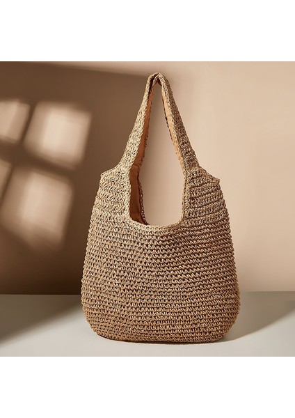 Dokuma El Yapımı Büyük Kapasiteli Bayan Çanta(Yurt Dışından)